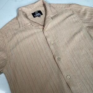 Karl Lagerfeld Textured Button-Up Shirt – Size L